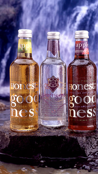 Product imagery of a selection of bottles